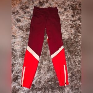 Old Navy Women's Red and White Leggings